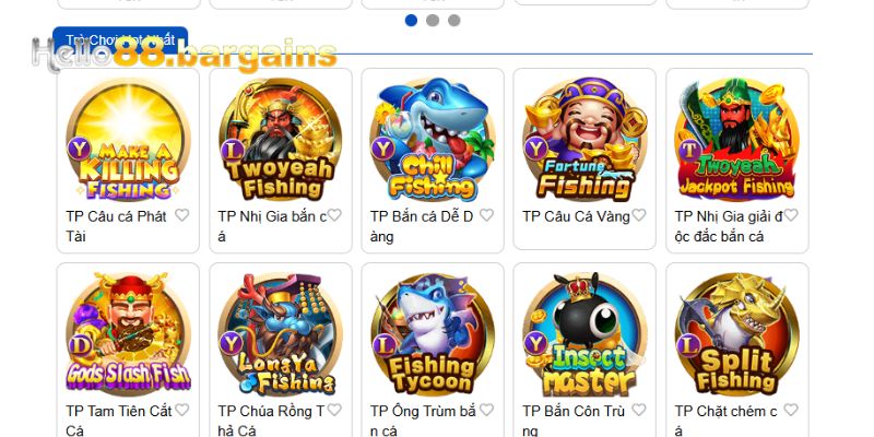 Hàng trăm tựa game săn cá đổi thưởng đang chờ thành viên chinh phục 