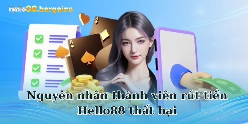 Nguyên nhân rút tiền tại Hello88 thất bại