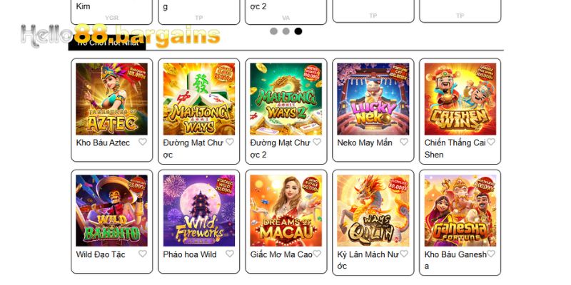 Slot game mang đến tài lộc tại sảnh TP 