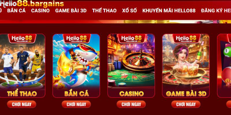 Hello88 sở hữu kho sản phẩm đa dạng, nhiều thể loại